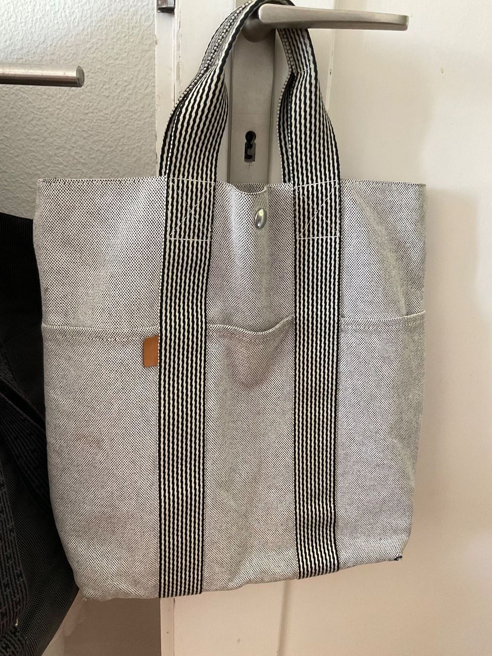 Zaini: Hermès Backpack, Grey Fabric,! FREE 2 tote Bag – Usato da St. Gallen venduto da accessoriella 5