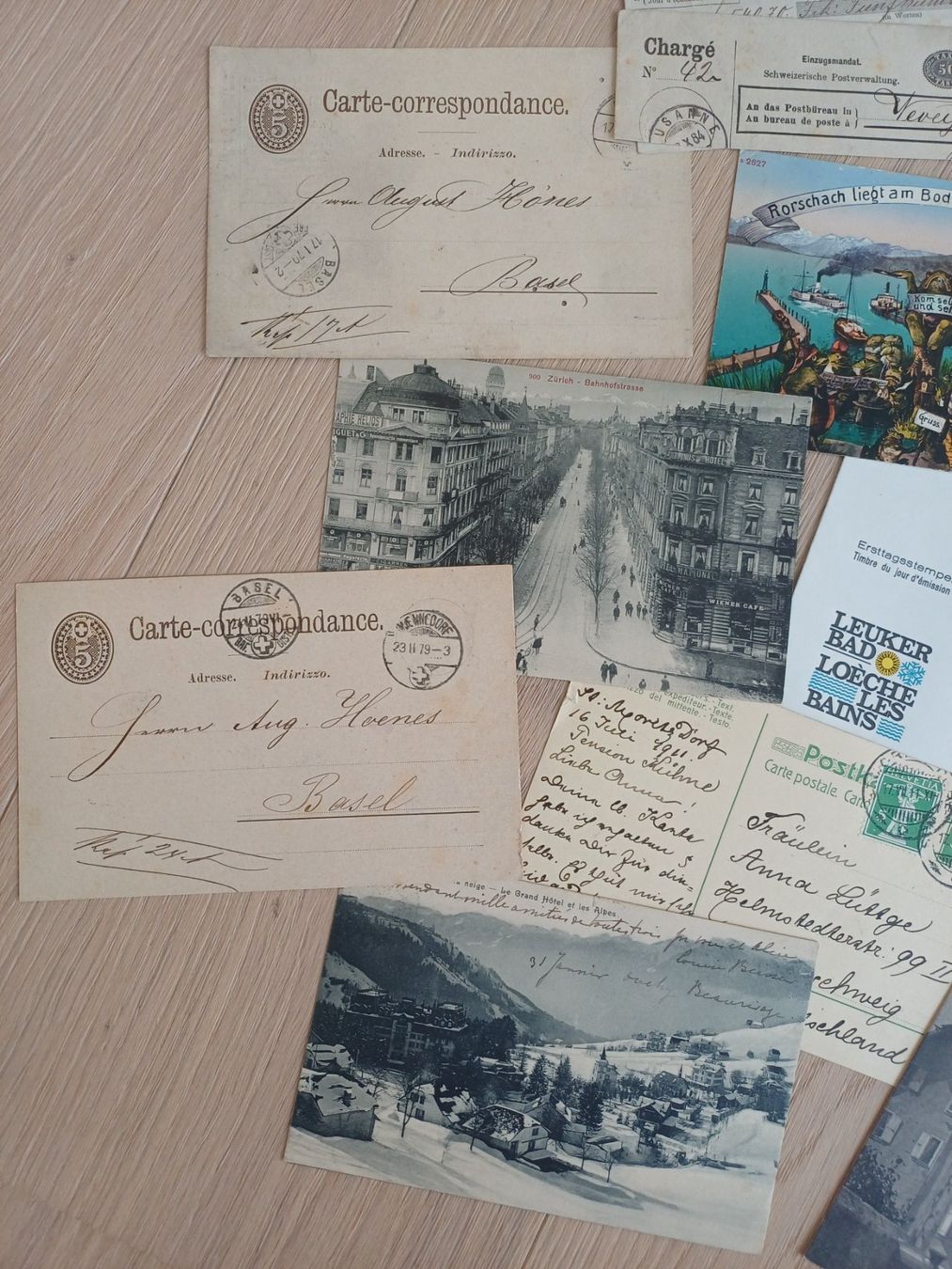 Tutti i francobolli: ab 1872 - Restposten Belege / Ansichtskarten - 27 Stück – Usato da Beringen venduto da Goeppeli 1