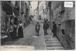 Lugano - Via Cattedrale - animee