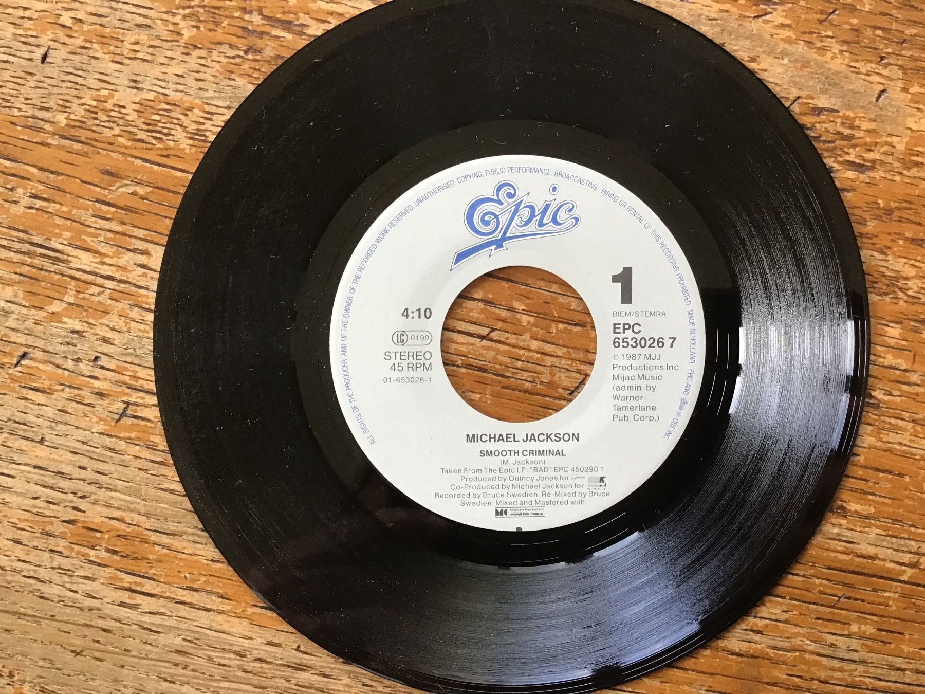 Dischi in vinile: 7’’ SP Michael Jackson – Usato da Fully venduto da Ruby97 2