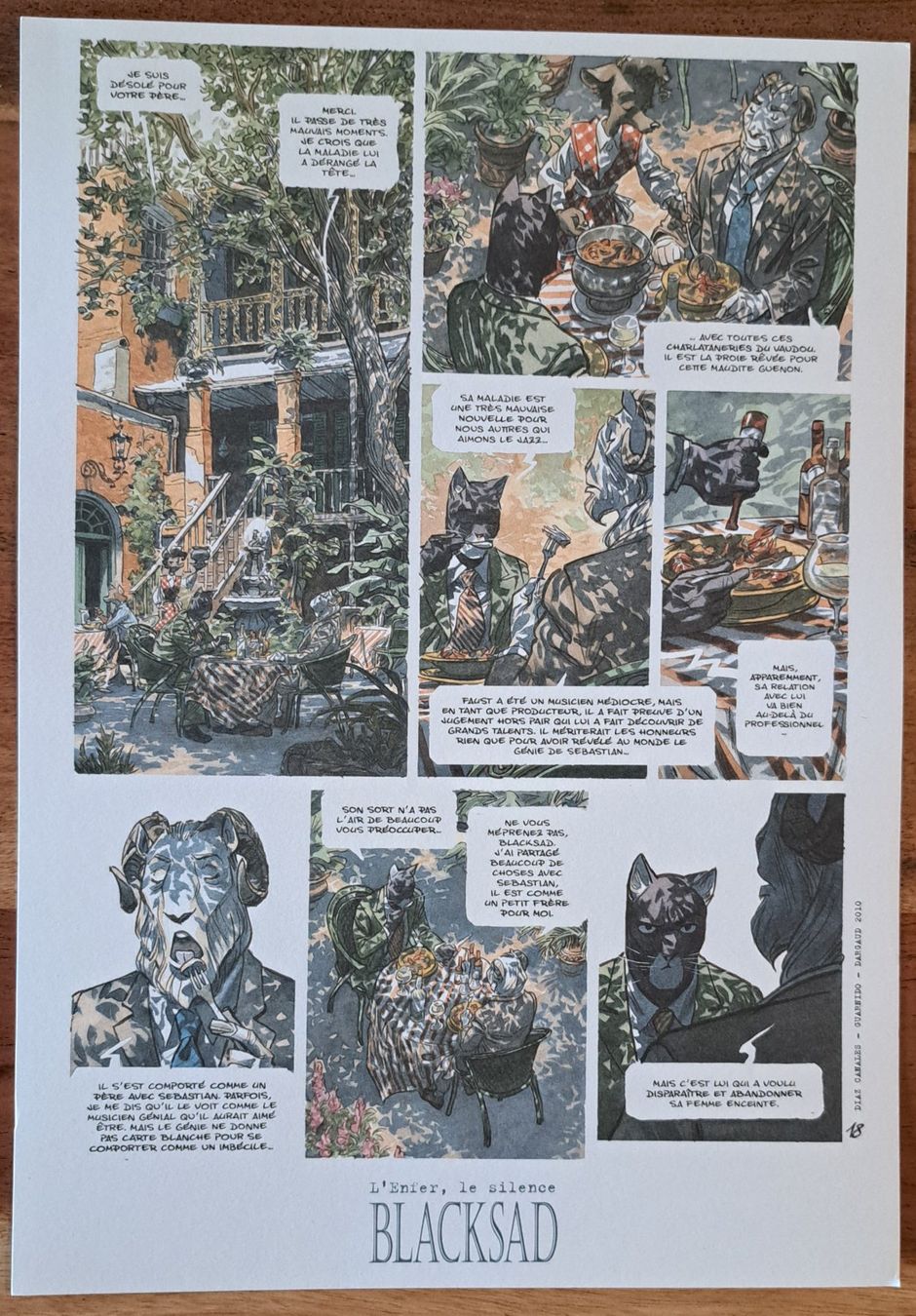 Comics: Ex-Libris A4 Blacksad, L'enfer, le silence #18/20 – Gebraucht aus Dorénaz von DaWiiD