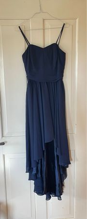 Sommerliches, Dunkelblaues Kleid, Grösse 34, Top Zustand
