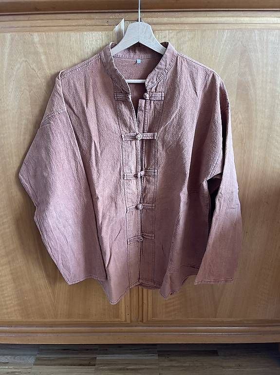 Vestes: Leinenjacke / Hemdjacke Beige – D'occasion à Dübendorf par LeonhardsRicardo