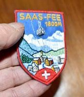 VINTAGE Badge SAAS FEE nos ST. GALLER STICKEREI abzeichen