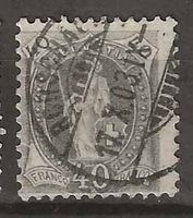 CH069d - Helvetie debout 69d vollstempel Rorschach