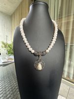 Elegante Perlenkette mit Anhänger, Schmuck, Sommer-Chic ☀️