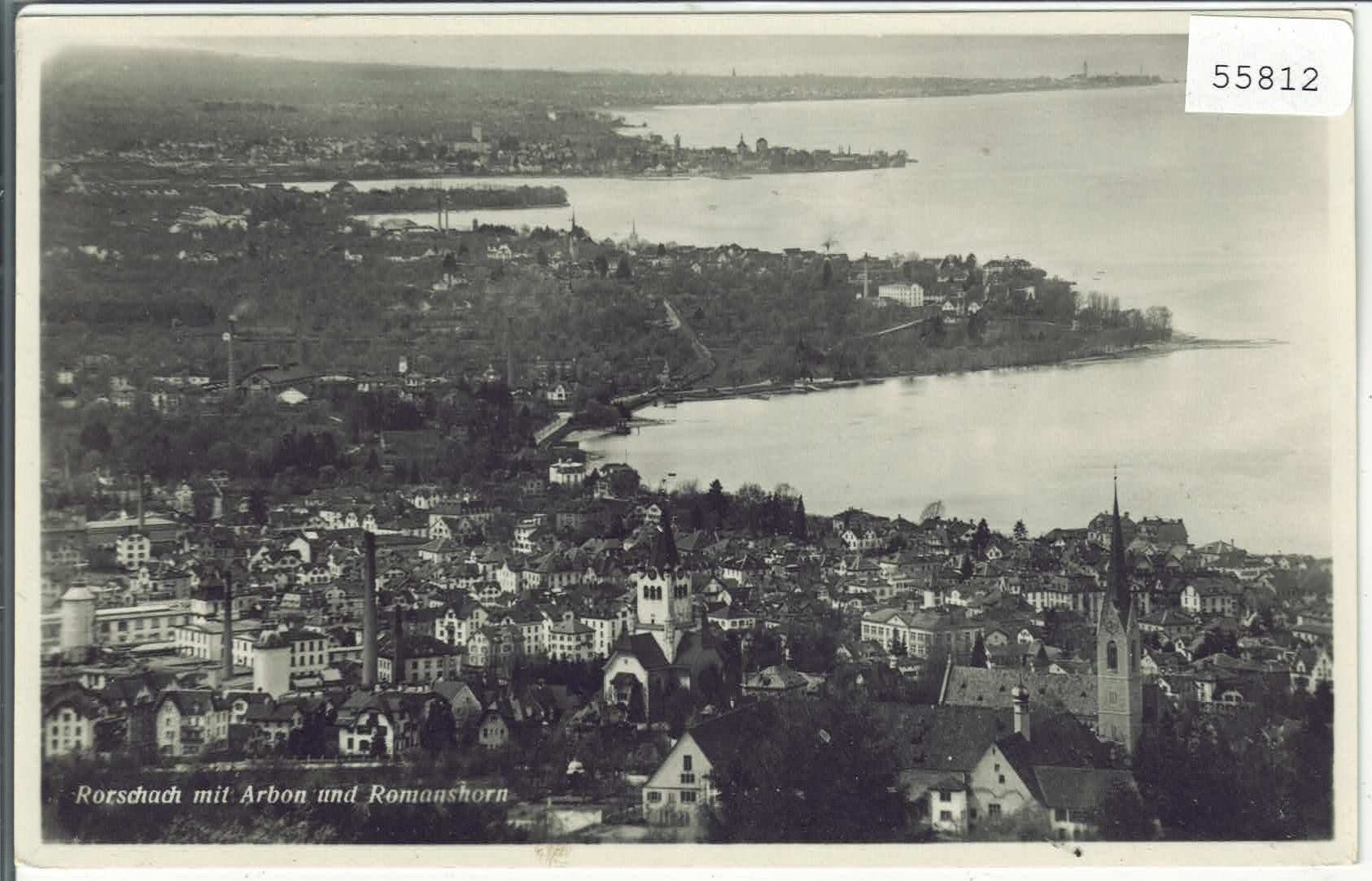 Cartoline postali: Rorschach mit Arbon und Romanshorn – Usato da Ettingen venduto da Kartenplanet