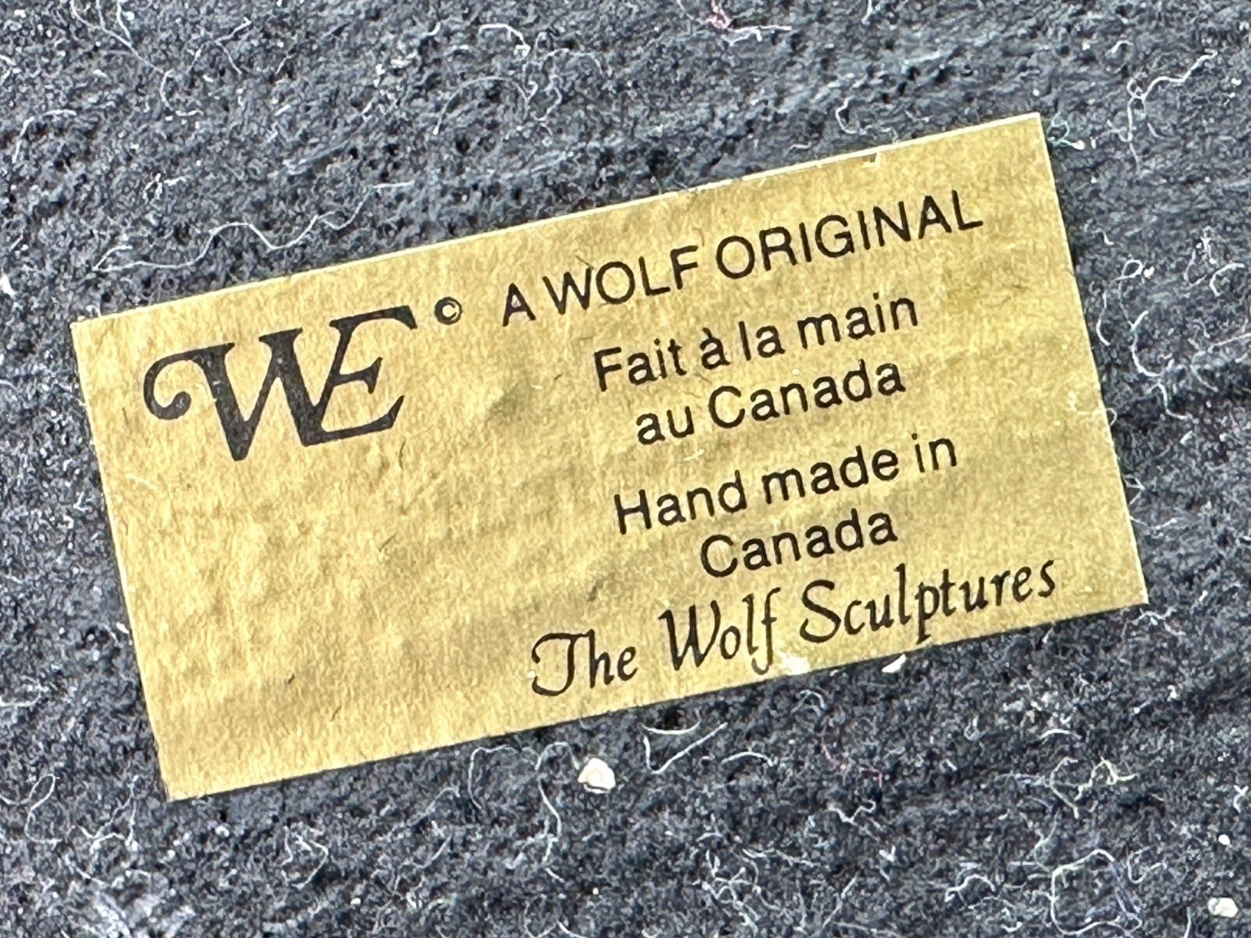 Skulpturen & Statuen: WOLF sculpture inuite originale en stéatite. Canada – Gebraucht aus Morges von magicle 1