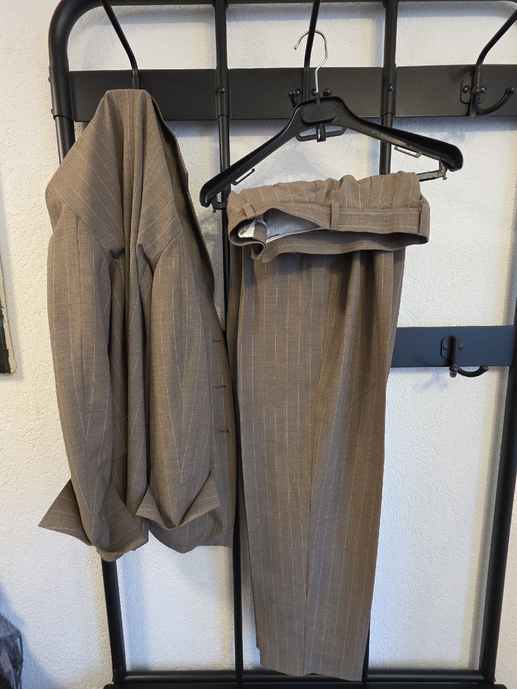 Max Mara Completi, tute sportive e funzionali: Ensemble Max Mara laine rayé marron – Usato da Collonges venduto da 2D_Collector 2