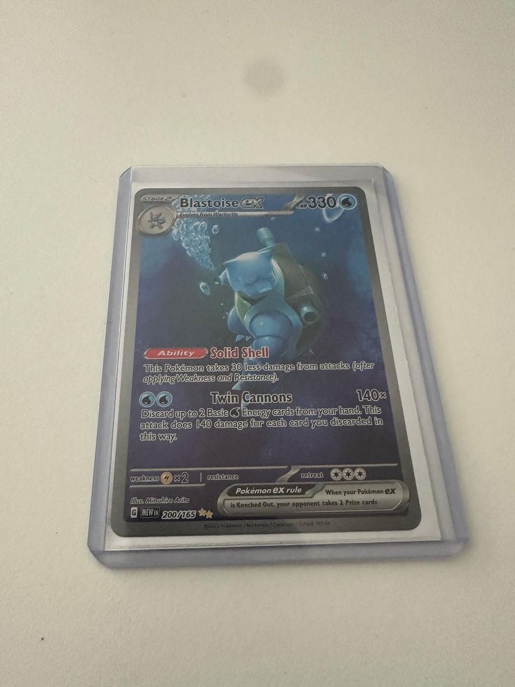 Pokémon Carte collezionabili: Blastoise ex - Turtok - MEW 151 - EN – Nuovo (secondo la descrizione) da Zürich venduto da dja_vw6d