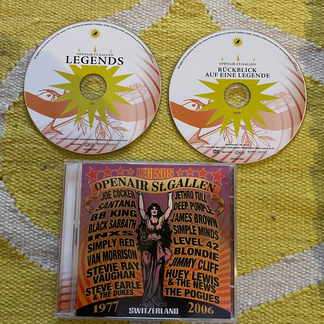 CD: OPENAIR ST.GALLEN-1CD+1DVD LEGENDS 1977-2006 – Usato da Rorschacherberg venduto da CD-Roli