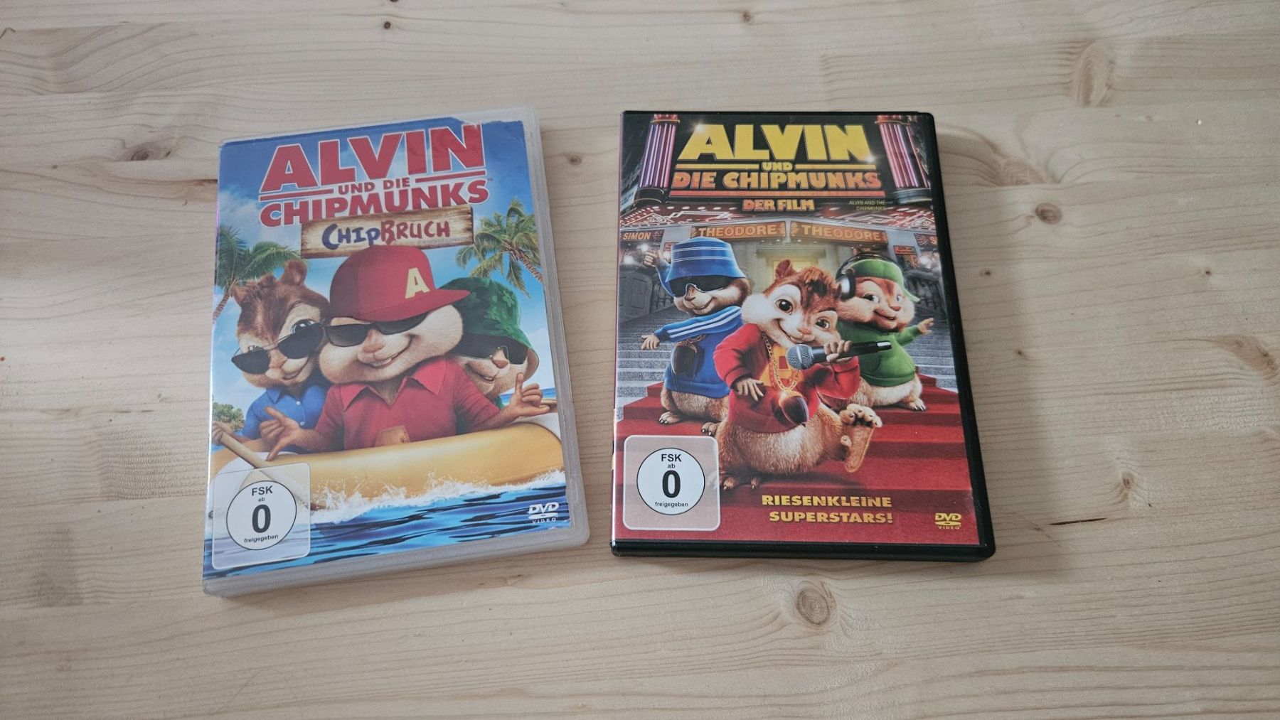Alle DVDs: 2 Alvin und die Chipmunks DVDs – Gebraucht aus Escholzmatt von _die_Kaempferin