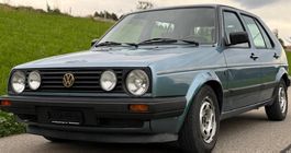VW Golf 2 Personenkraftwagen blau gebrauchter Zustand