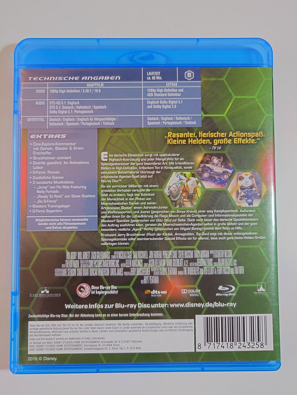 Tutti i DVDs: G-Force Agenten mit Biss Blu-Ray – Usato da Kaiseraugst venduto da flo_ydd2 1
