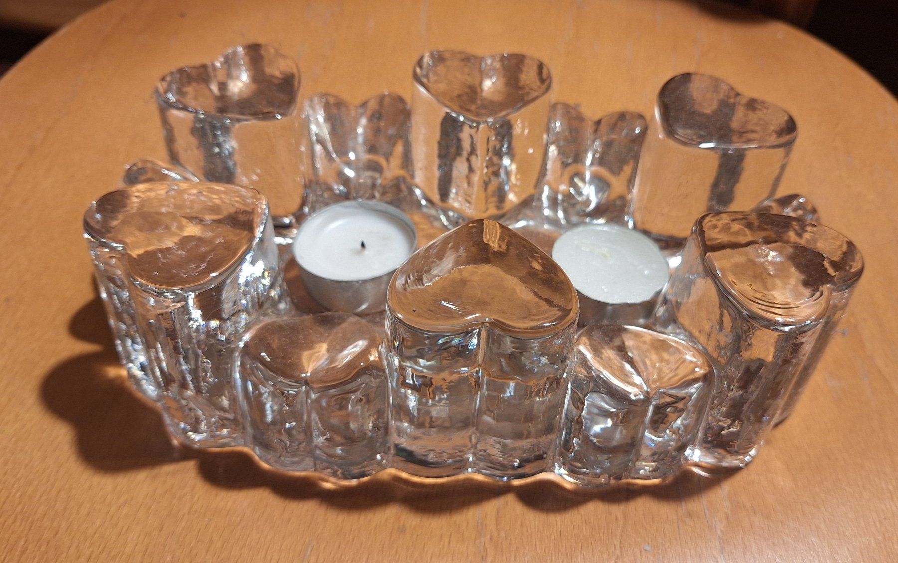 Bougeoirs: Stövchen aus Glas mit Herz Design! – D'occasion à Weinfelden par JoeBaer 1