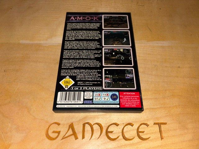 Sega Giochi: AMOK Sega Saturn shooter – Usato da Steinach venduto da Gamecet 2