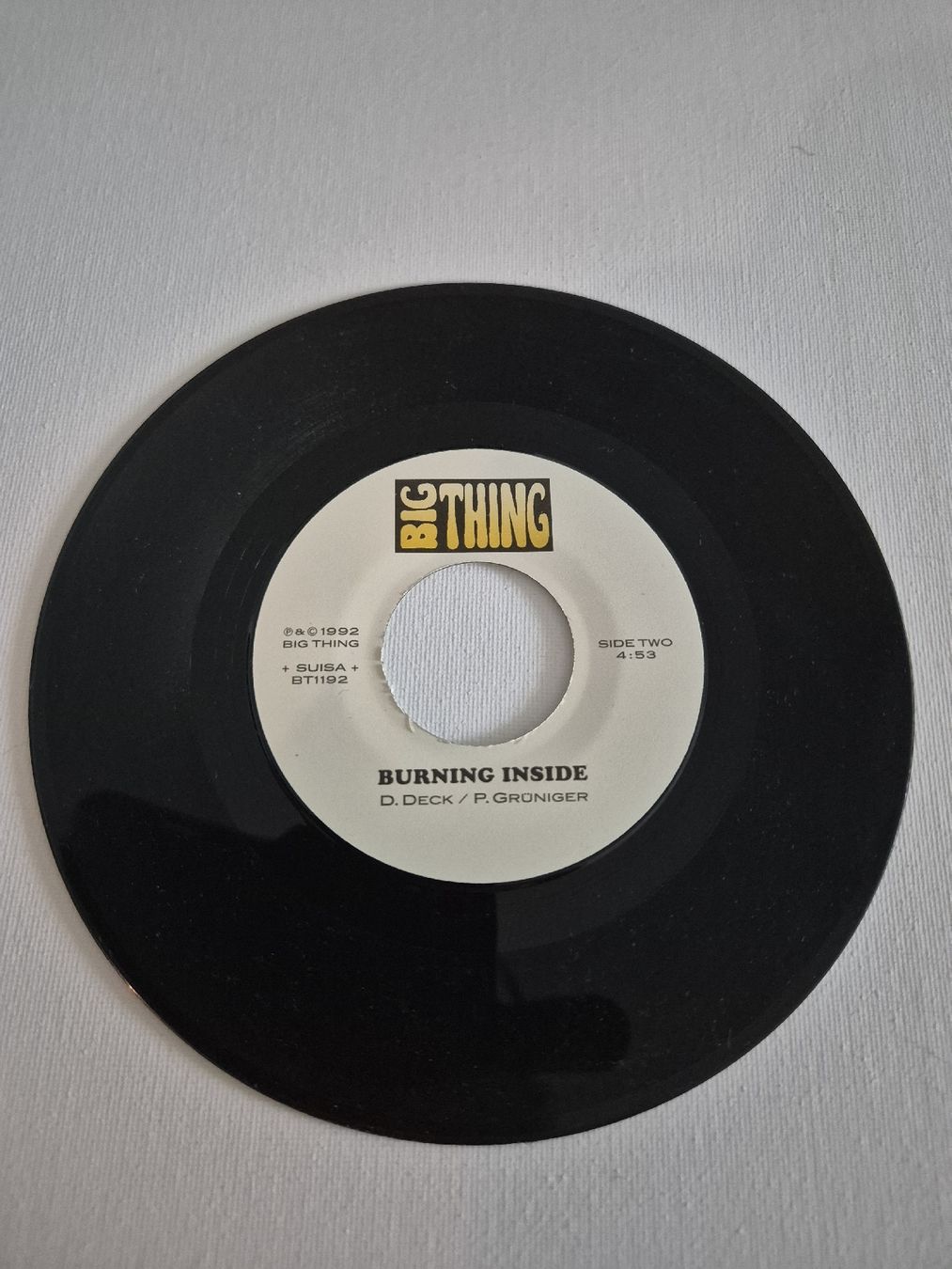 Vinyles: Big Thing Single Little Ocean Burning Inside - Single 7 , CH – D'occasion à Uster par newwave0 2