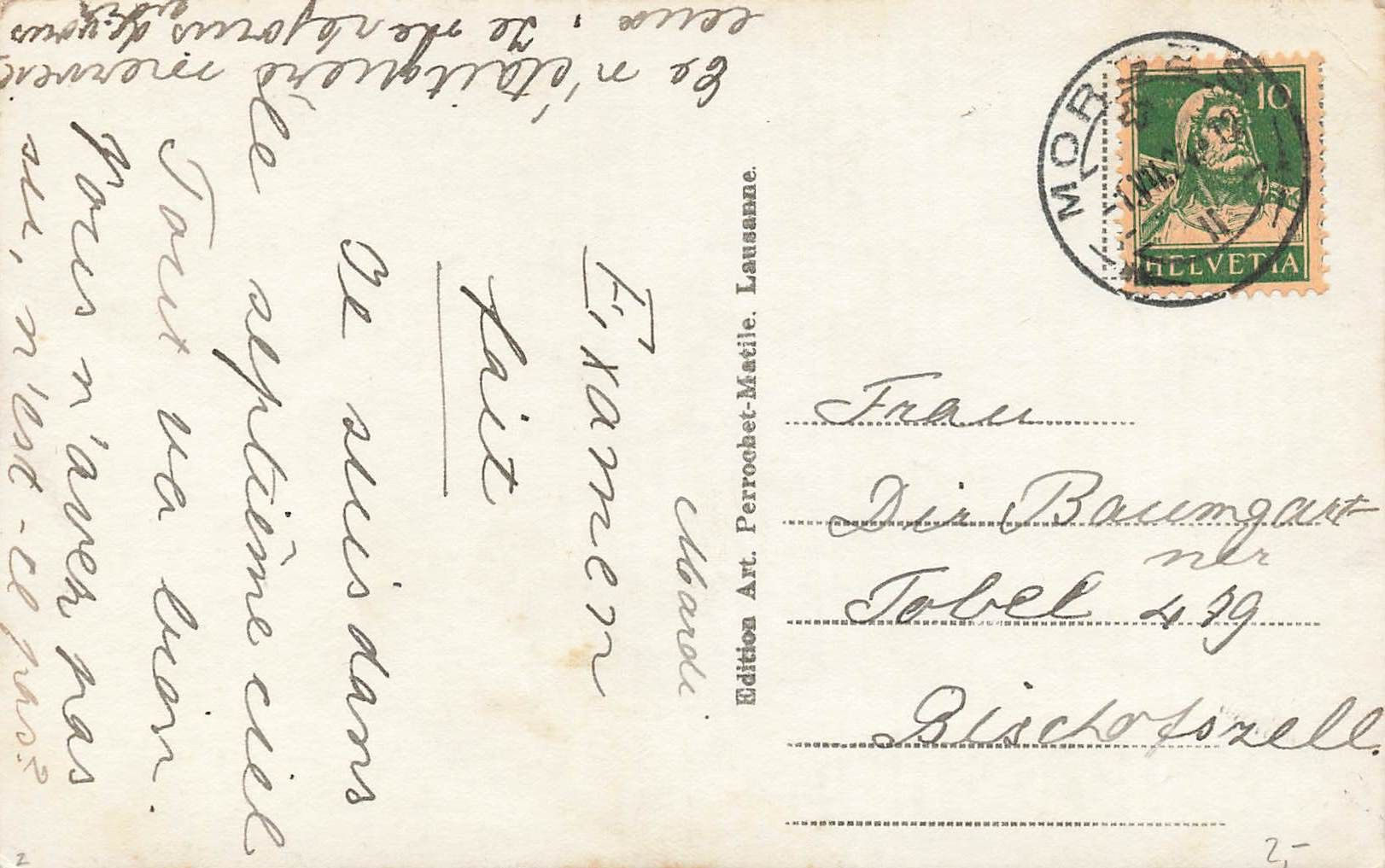 Cartes postales: Le mont blanc vu de Morges – D'occasion à Biasca par Blenio71 1