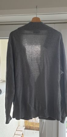 Herren Strickjacke Maddison Gr. XL grau meliert