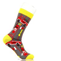BUNTE DESIGN SOCKEN-Fire Fighter (Small 36-40)