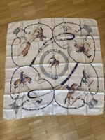Foulard Vintage "Hermès Paris" - Motivo Equestre Elegante