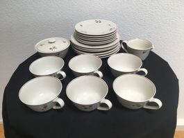 Langenthal Kornblumen Teeset rot (6 p)