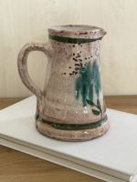 Vintage Keramik Krug 13.5 cm, Handarbeit, 60er/70er