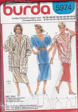 BURDA SCHNITTMUSTER, 5974