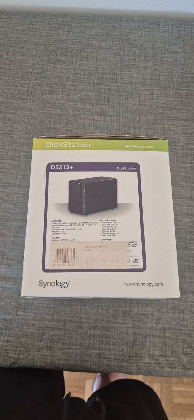 Synology Server: Synology DS213+ – Nuovo (secondo la descrizione) da St-Prex venduto da rod_5td5