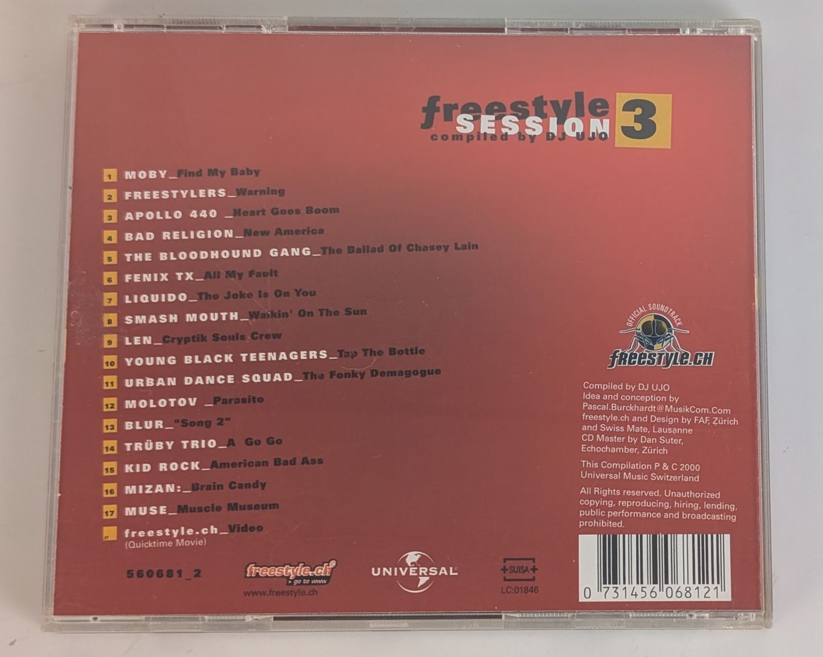 CD: Freestyle Session 3 - Seltene Compilation CD aus der Schweiz – Usato da Zürich venduto da 1.Simon 1
