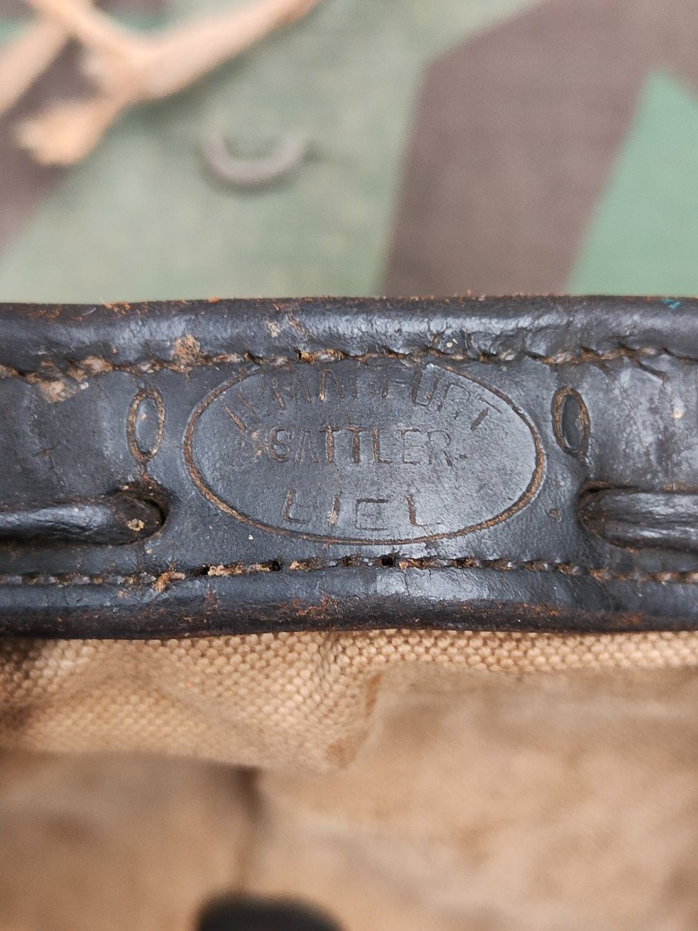 Schweizer Armee Uniformi: Brotsack Ord. 1898 – Usato da Bauma venduto da SwissMilitaria 2