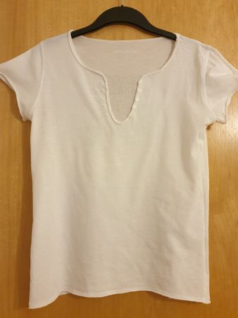 T-shirt Zadig & Voltaire, M,  blanc inscription doré, coton