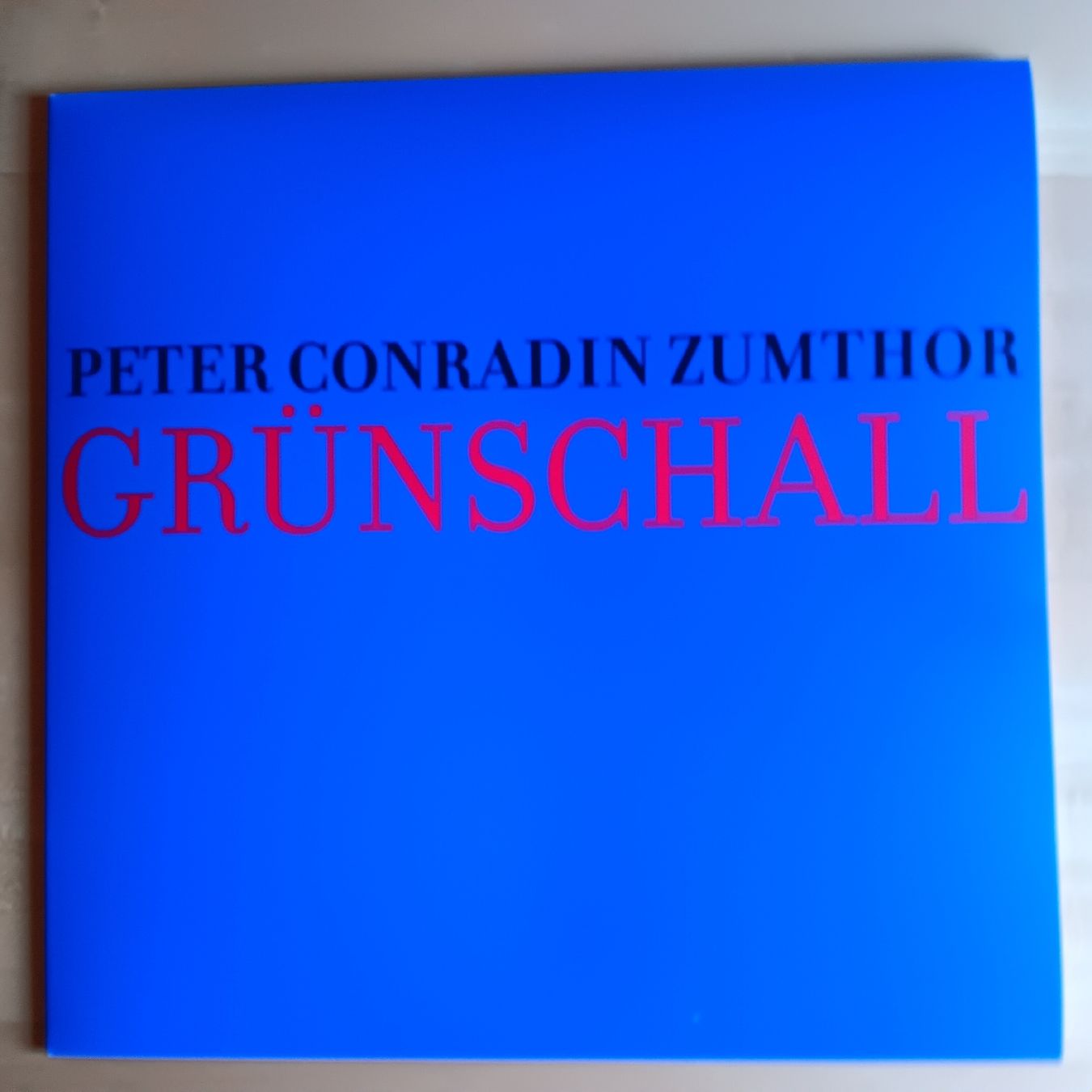 Dischi in vinile: Peter Conradin Zumthor Vinyl Grünschall – Nuovo (secondo la descrizione) da Chur venduto da chr_b2cn