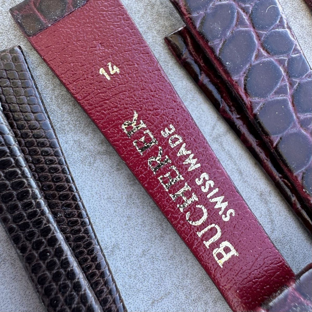 Bucherer Montres: Bucherer Watch Straps Vintage Lot – Neuf (Voir description) à Arzier-Le Muids par Avanna 2