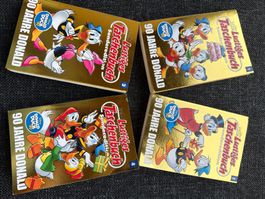 Lustiges Taschenbuch 90 Jahre Donald, 4er Set, Sonderedition