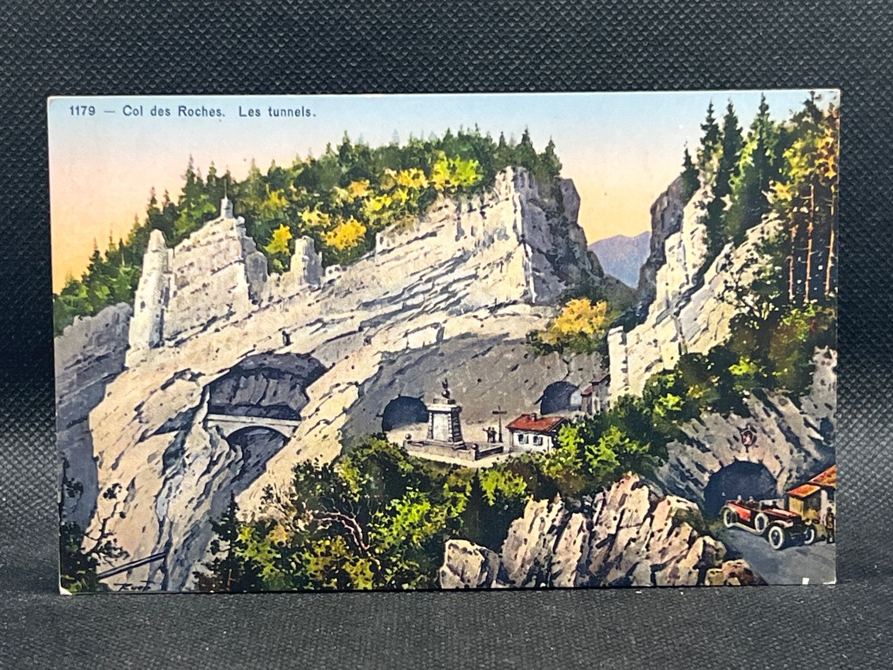 Cartes postales: Col de Roches. Les tunnels – D'occasion à Widnau par Brusi9