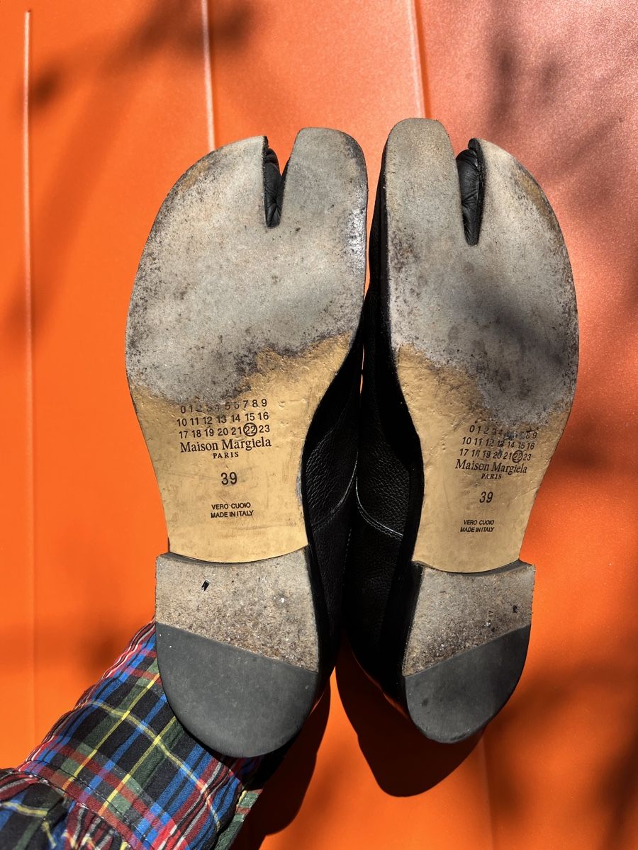 Maison Margiela Scarpe da donna: Maison Margiela Tabi Leather Oxfords - Size 39 - Black – Usato da Zürich venduto da kse_jw8w 3