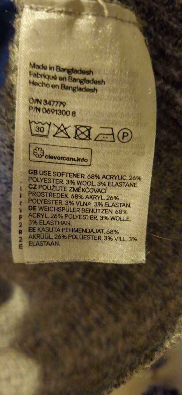 H&M Pullover & Sweatshirts: Warmer H&M Strickpullover, Oversize, Grau, Grösse S – Gebraucht aus Basel von NikaV13 3