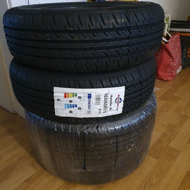 4 x Sommer Reifen 165/65/R15 neu | Kaufen auf Ricardo