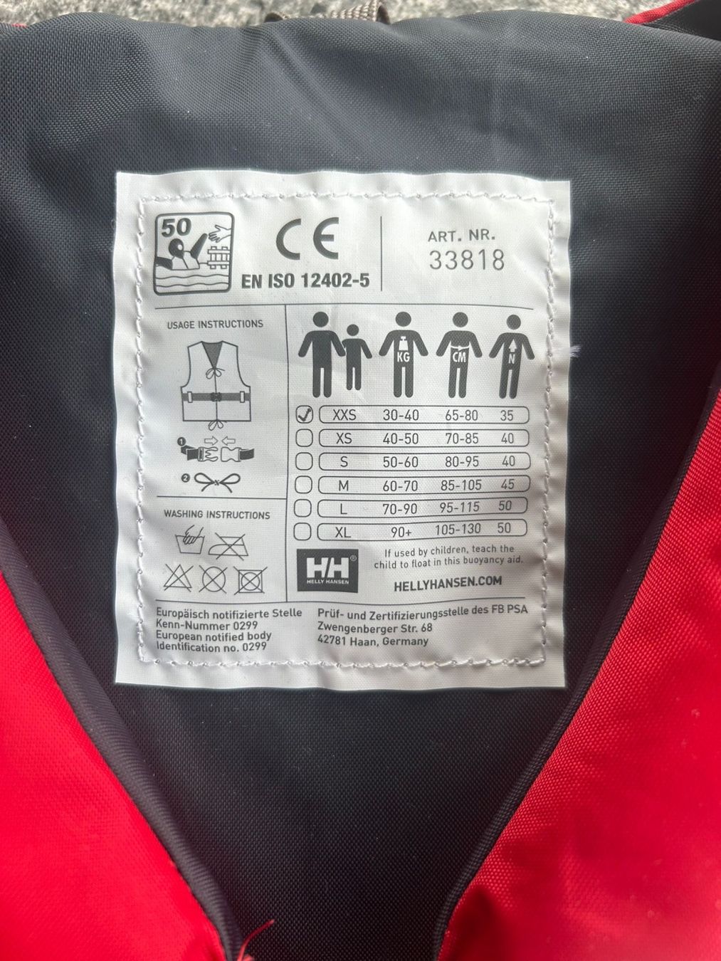 Helly Hansen Gilets de sauvetage: Schwimmweste Helly Hansen – D'occasion à Lütisburg par Gizmo02 1