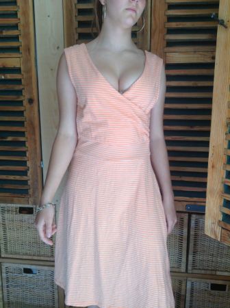 Tolles feminines PATAGONIA Kleid Wickelkleid Dress Gr. M/L