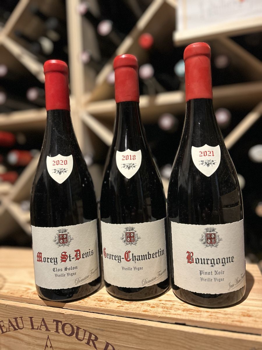 Vino: Domaine Fourrier - 3fl – Nuovo (secondo la descrizione) da Genève venduto da serialbottler