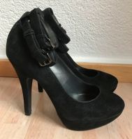 NAVYBOOT Pumps, Highheels, Stilettos 38, schwarzes Wildleder