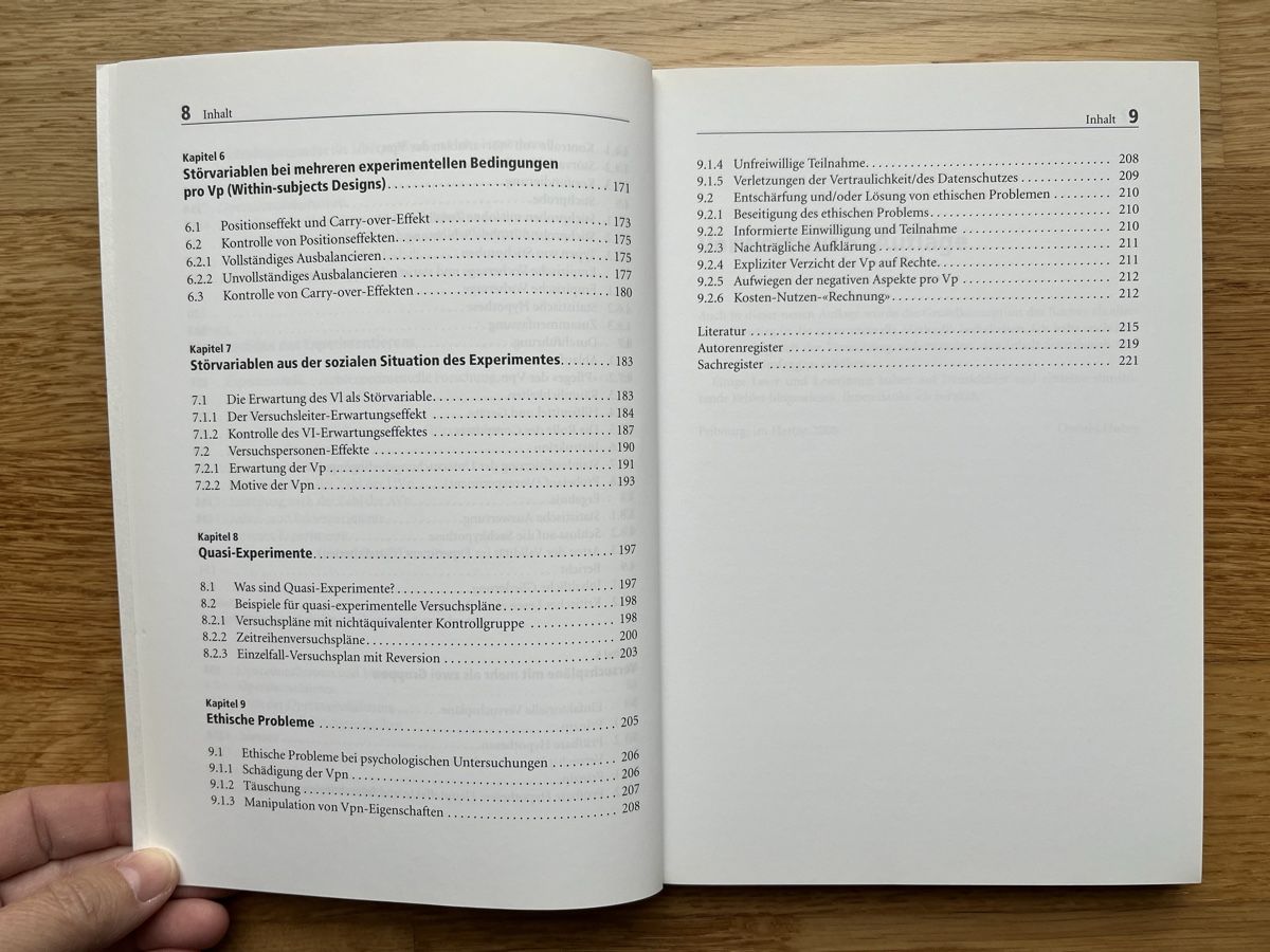 Libri: Das psychologische Experiment: eine Einführung – Usato da Zürich venduto da yeti044 4