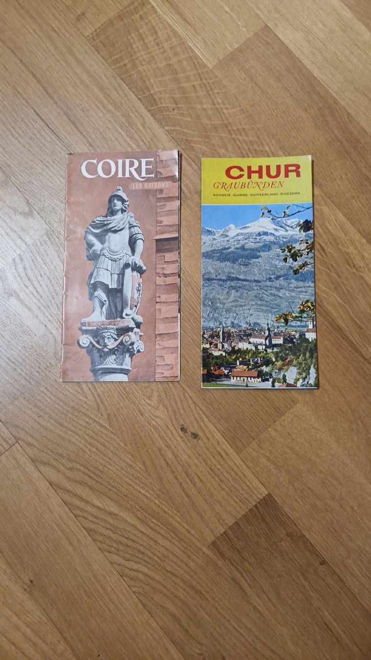 Documents: 2 antike Prospekte von Chur – D'occasion à chur par erika025