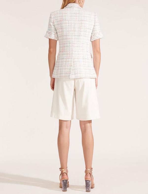 Jacken: VERONICA BEARD Jenny White Multi Short Sleeve Jacket Gr S – Neu (gemäss Beschreibung) aus Ebmatingen von dartim 1