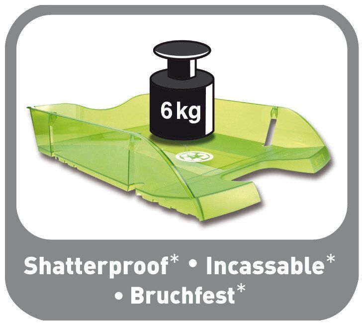 Contenitori & Simili: AKTION = Briefkorb Briefablage Greenlogic HELIT ** SCHWARZ – Nuovo e nell'imballaggio originale da Strengelbach venduto da Mozi1 8