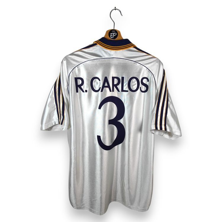 Maillot Extérieur Roberto Carlos #3 Real Madrid 1997-98 Original Kelme - Taille L, Deadstock