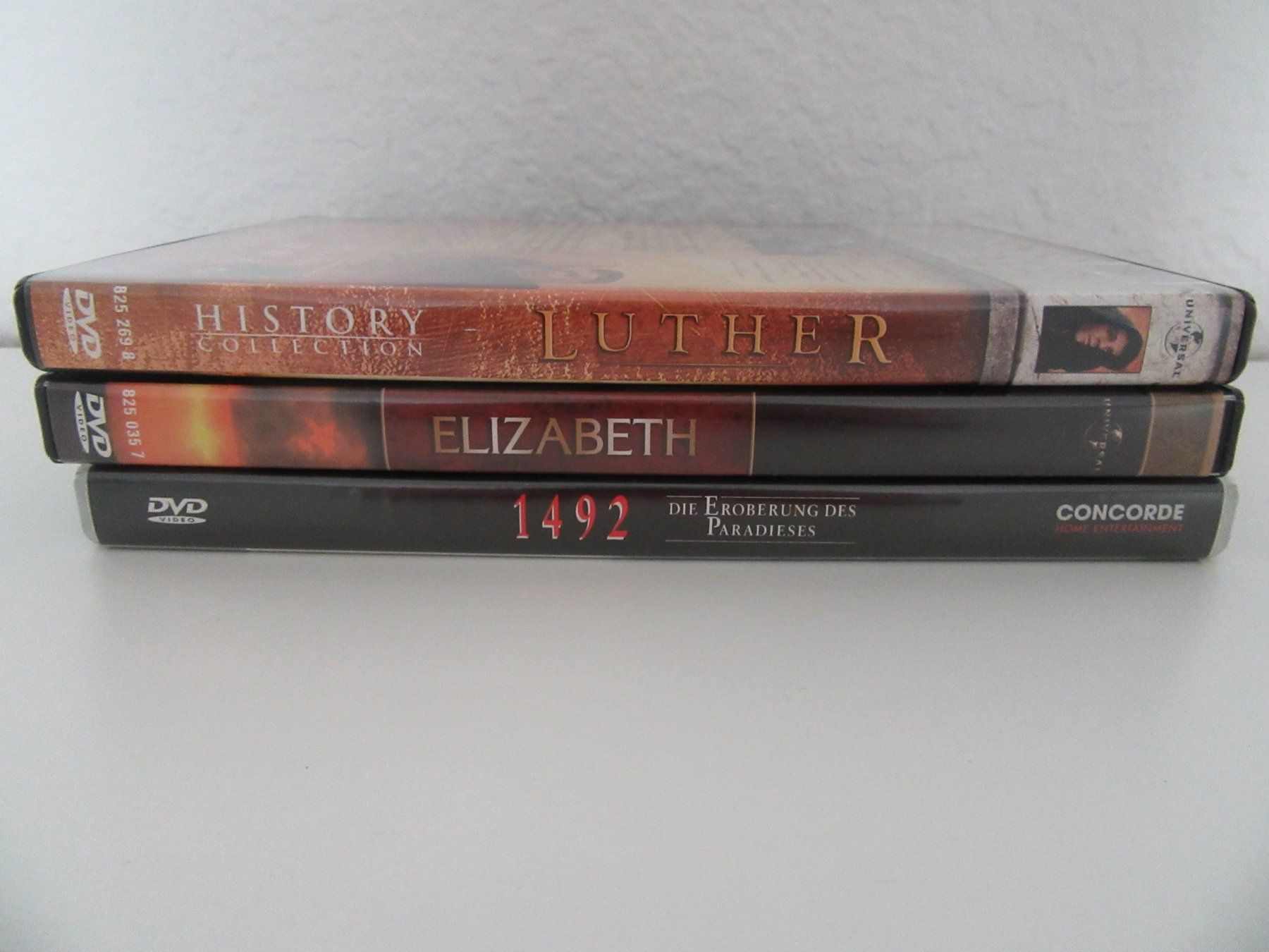 Tous les DVDs: DVD Set: Luther, Elizabeth, 1492 - Columbus, Versand 4.- – D'occasion à Bern par Mariana7 2