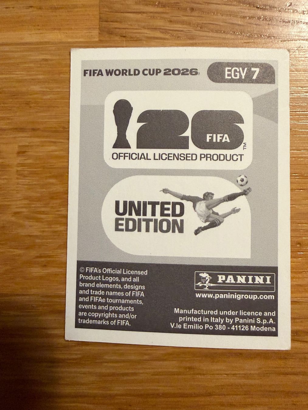 Panini Carte collezionabili: Panini EGY 7 Ramy Rabia – Nuovo (secondo la descrizione) da Zürich venduto da bel5 1